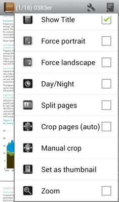 PDF Reader android App screenshot 1